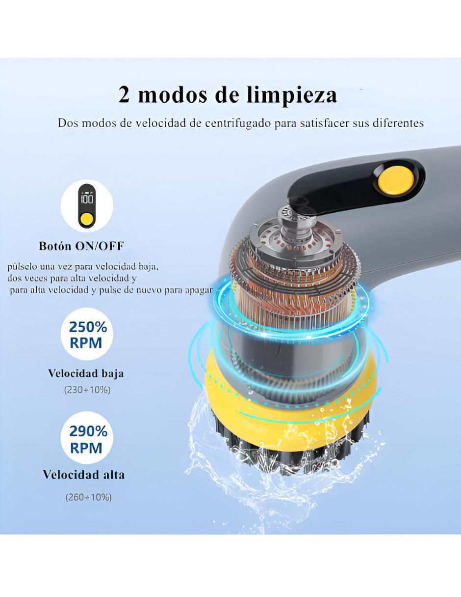 Cepillo limpiador con cerdas suaves