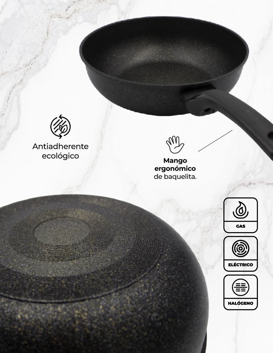 Sartén Wok LOVE COOK de mármol