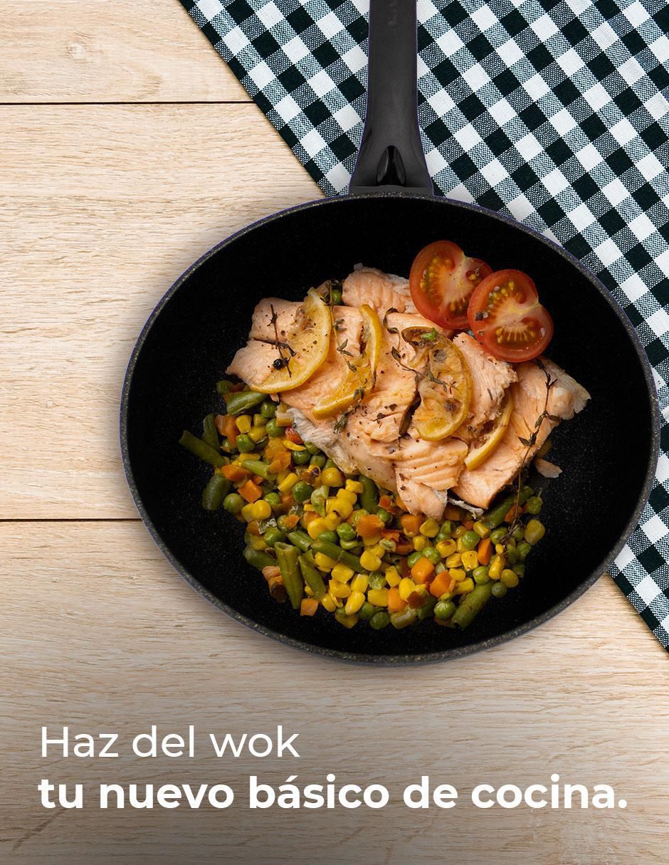 Sartén Wok LOVE COOK de mármol
