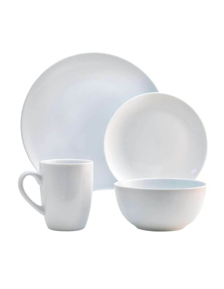 Vajilla cerrada de porcelana para 4 personas 2