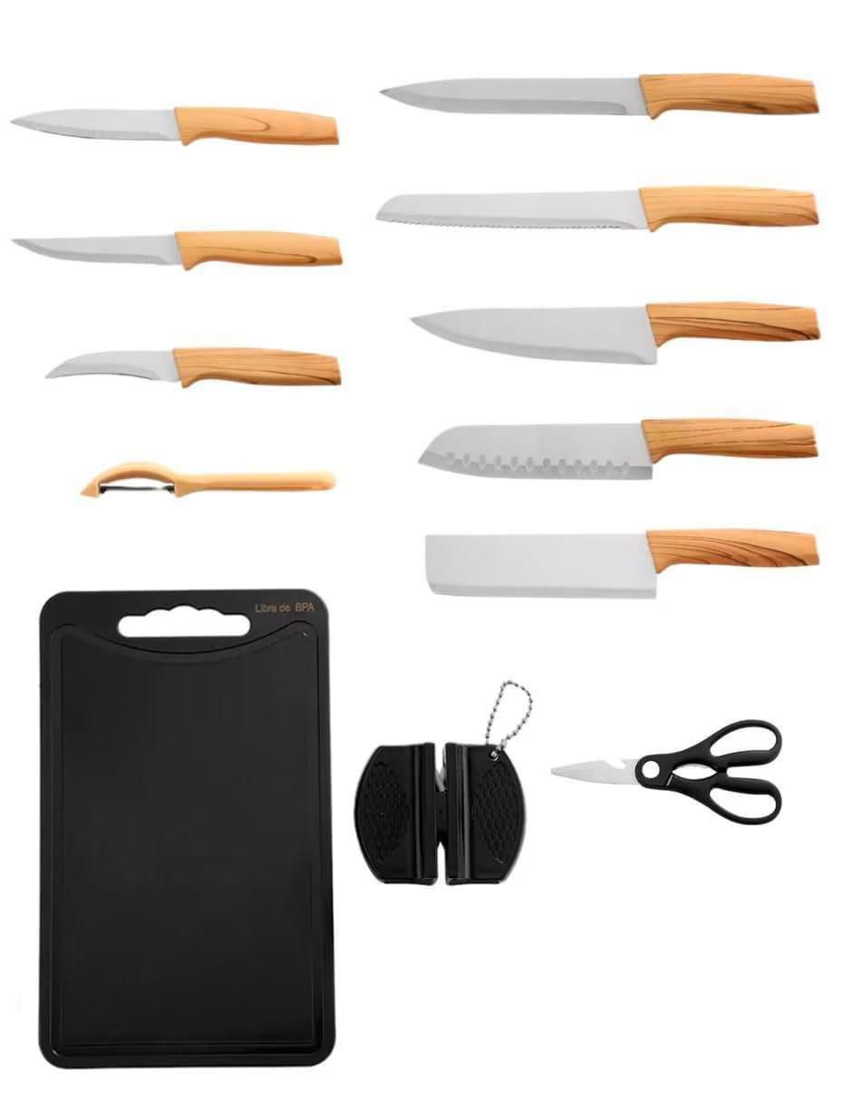 Set de cuchillos belug 12 piezas