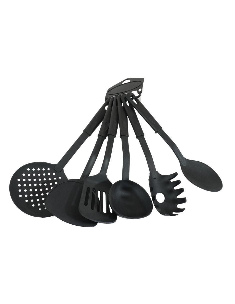 Batería de cocina de aluminio antiadherente minerales naturales 16 piezas 6