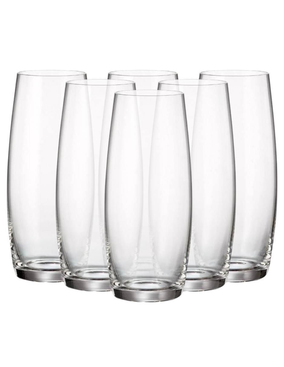 Set de vasos highball Pavo de vidrio con 6 piezas