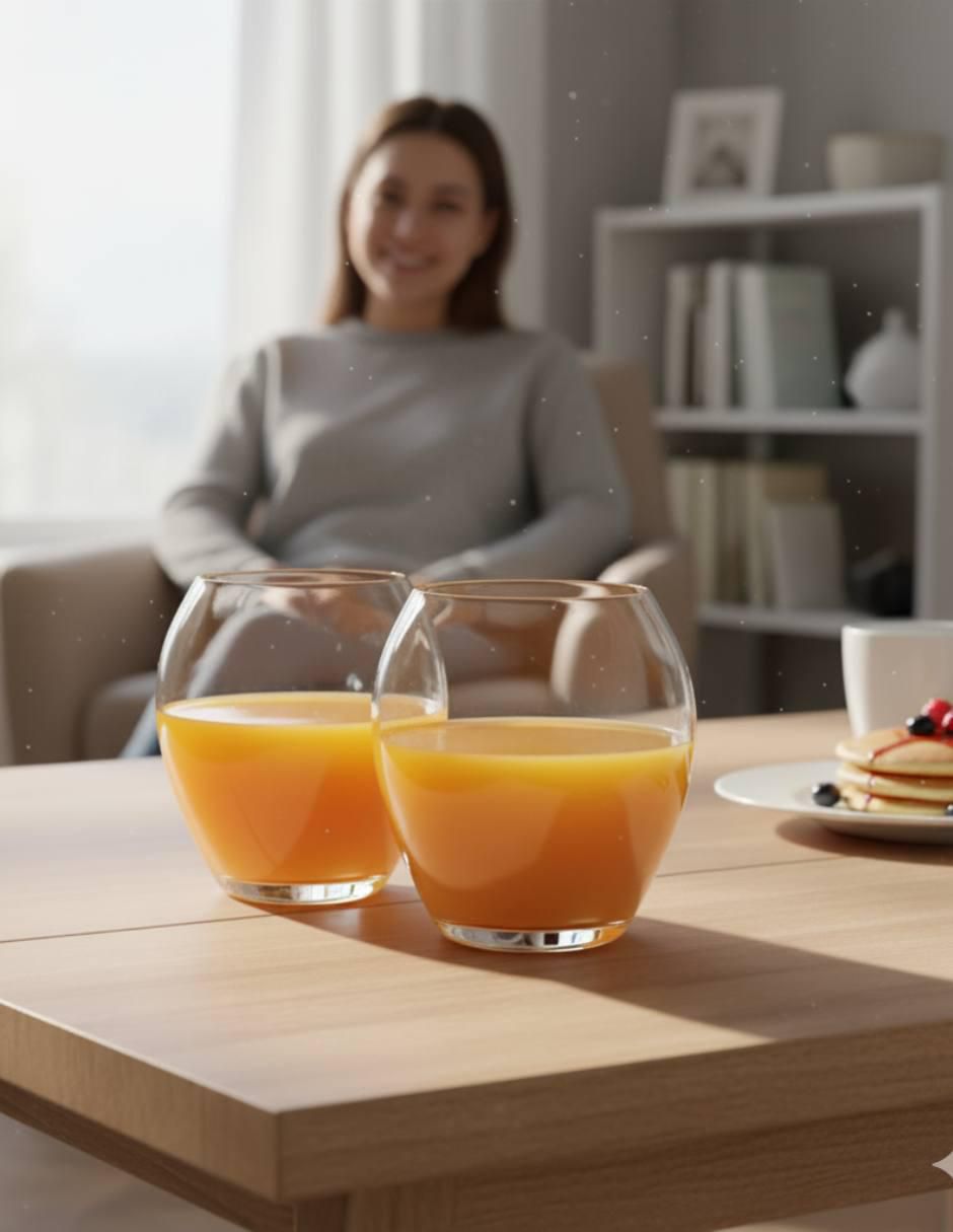 Set de vasos dof Carduelis de vidrio con 6 piezas 3