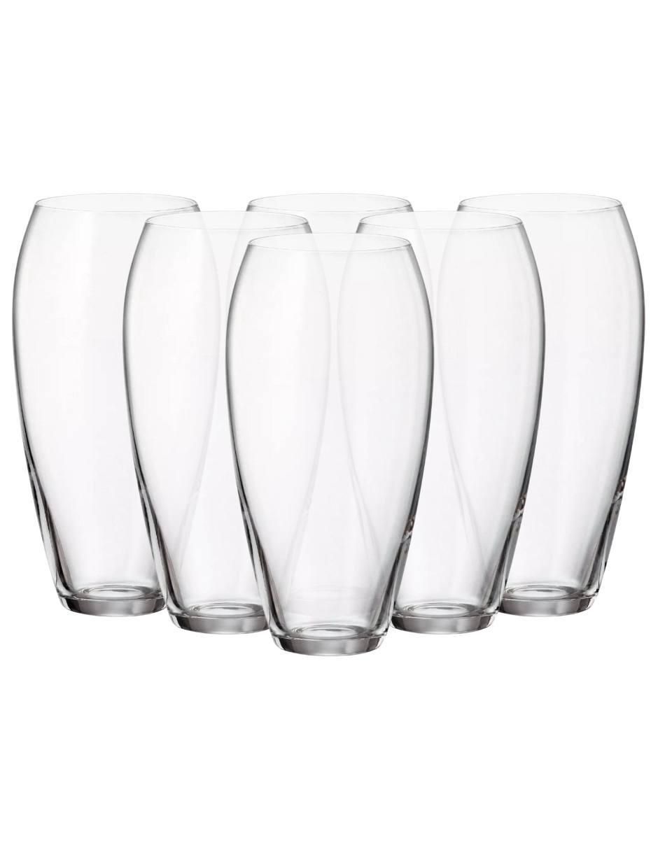 Set de vasos highball Carduelis de vidrio con 6 piezas
