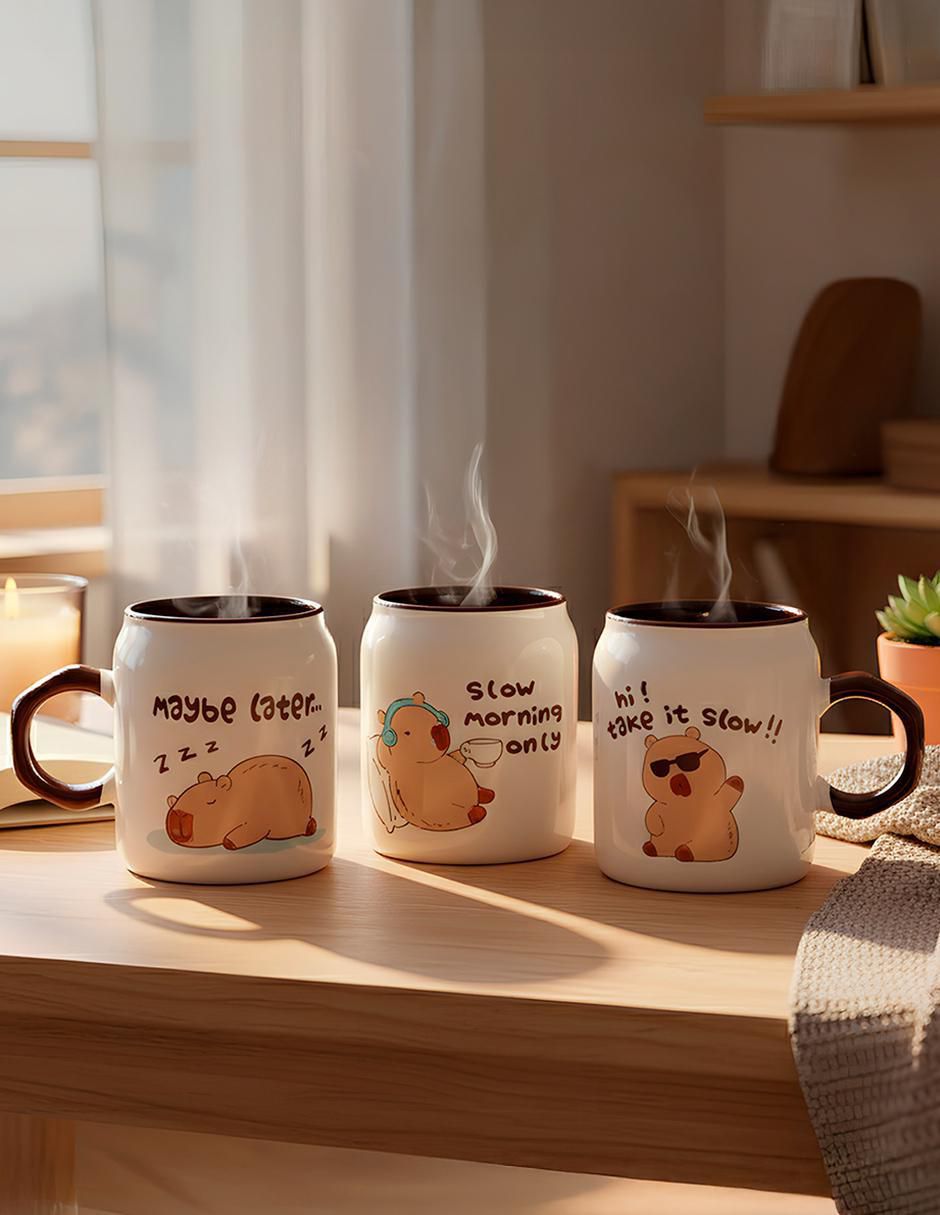 Set de tazas clásicas Capibara 3 piezas 6