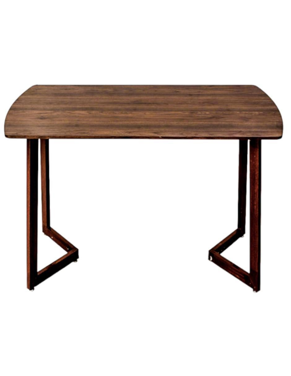 Mesa de comedor armable nogal