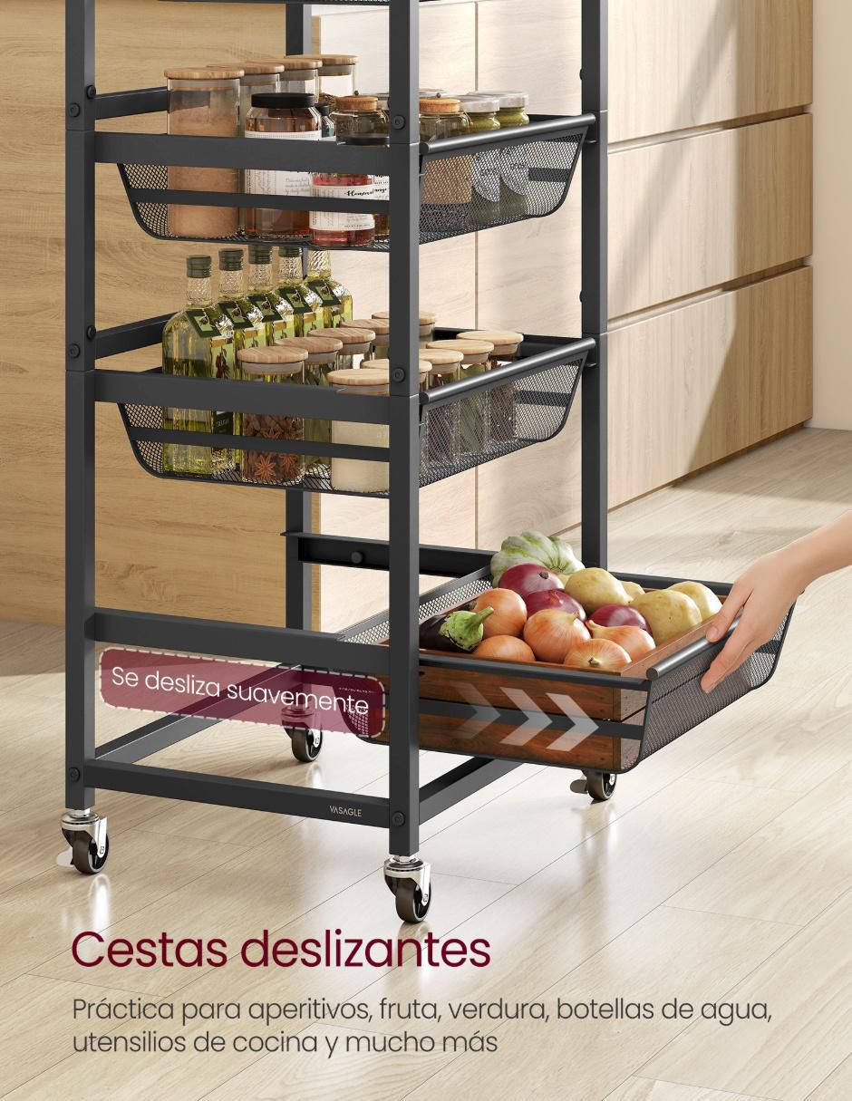 Carro de servicio cocina derry acero 2