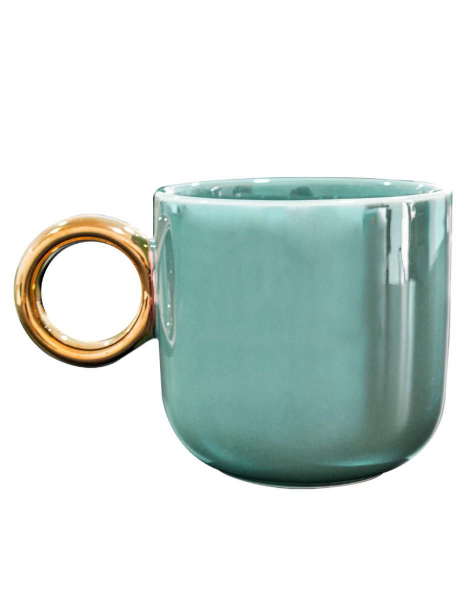 Taza clásica Ideen Menta Dorada