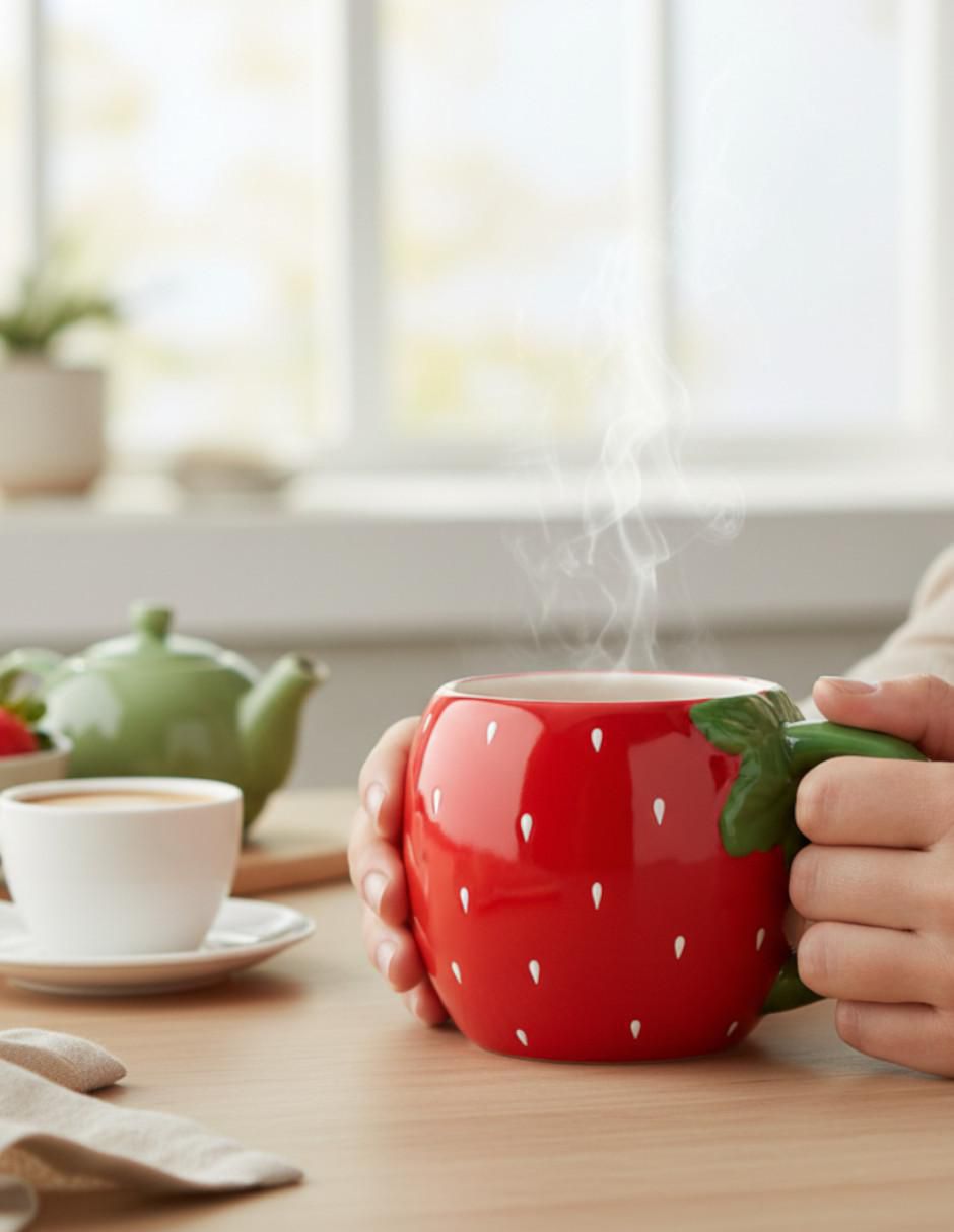 Taza redonda Fresa 4