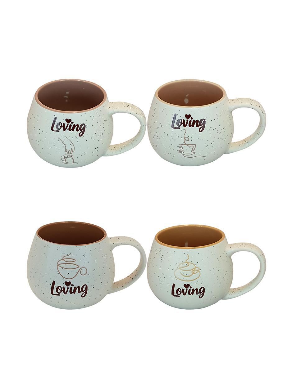 Set de tazas clásicas John Nada 4 piezas 1