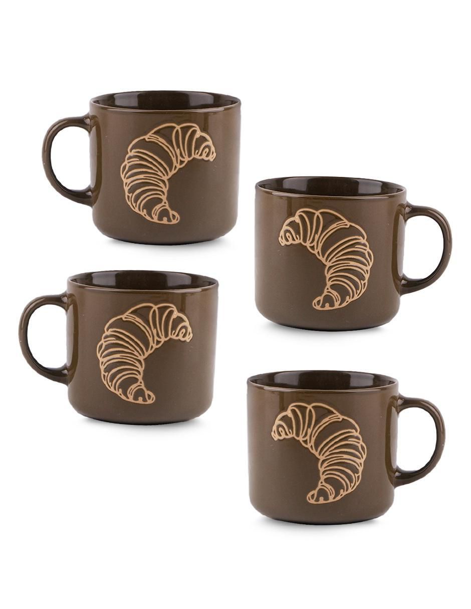 Set de tazas clásicas John Nada 4 piezas