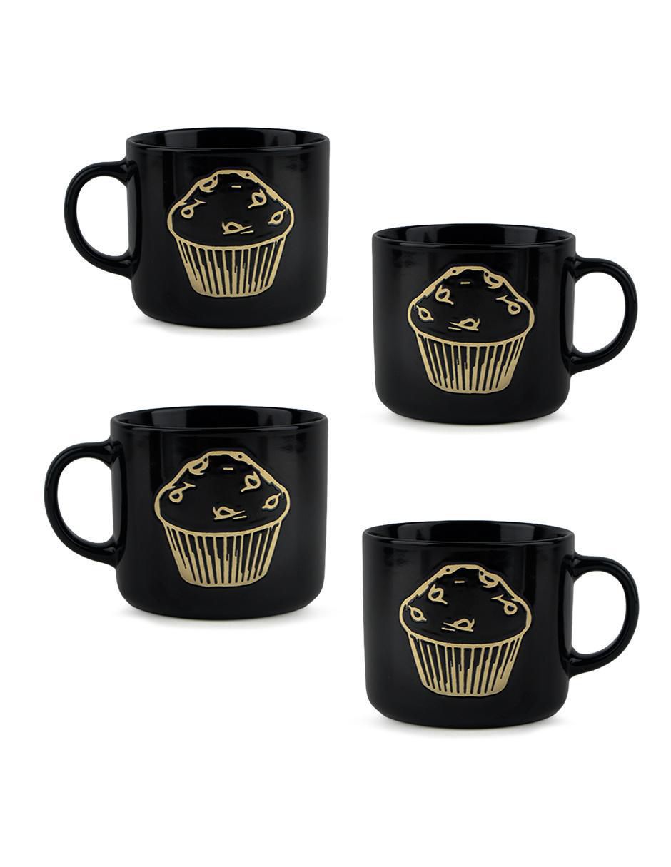 Set de tazas clásicas 4 piezas