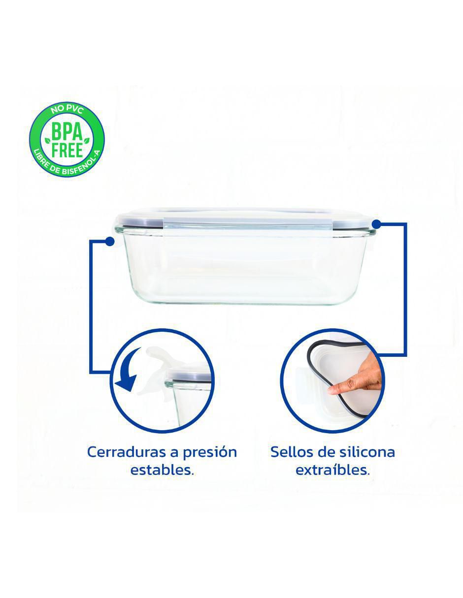 Set contenedor de vidrio 6 piezas 3