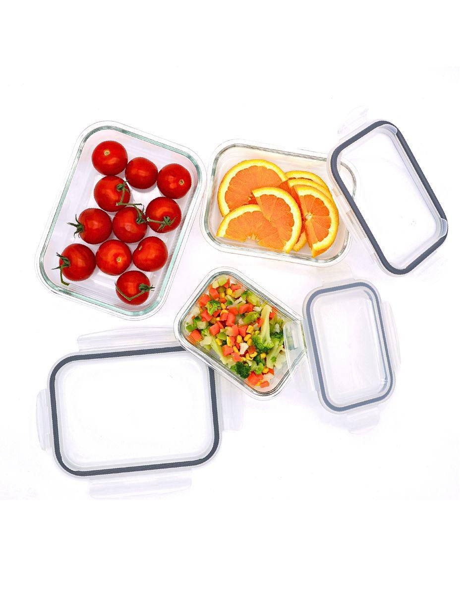 Set contenedor de vidrio 6 piezas 4
