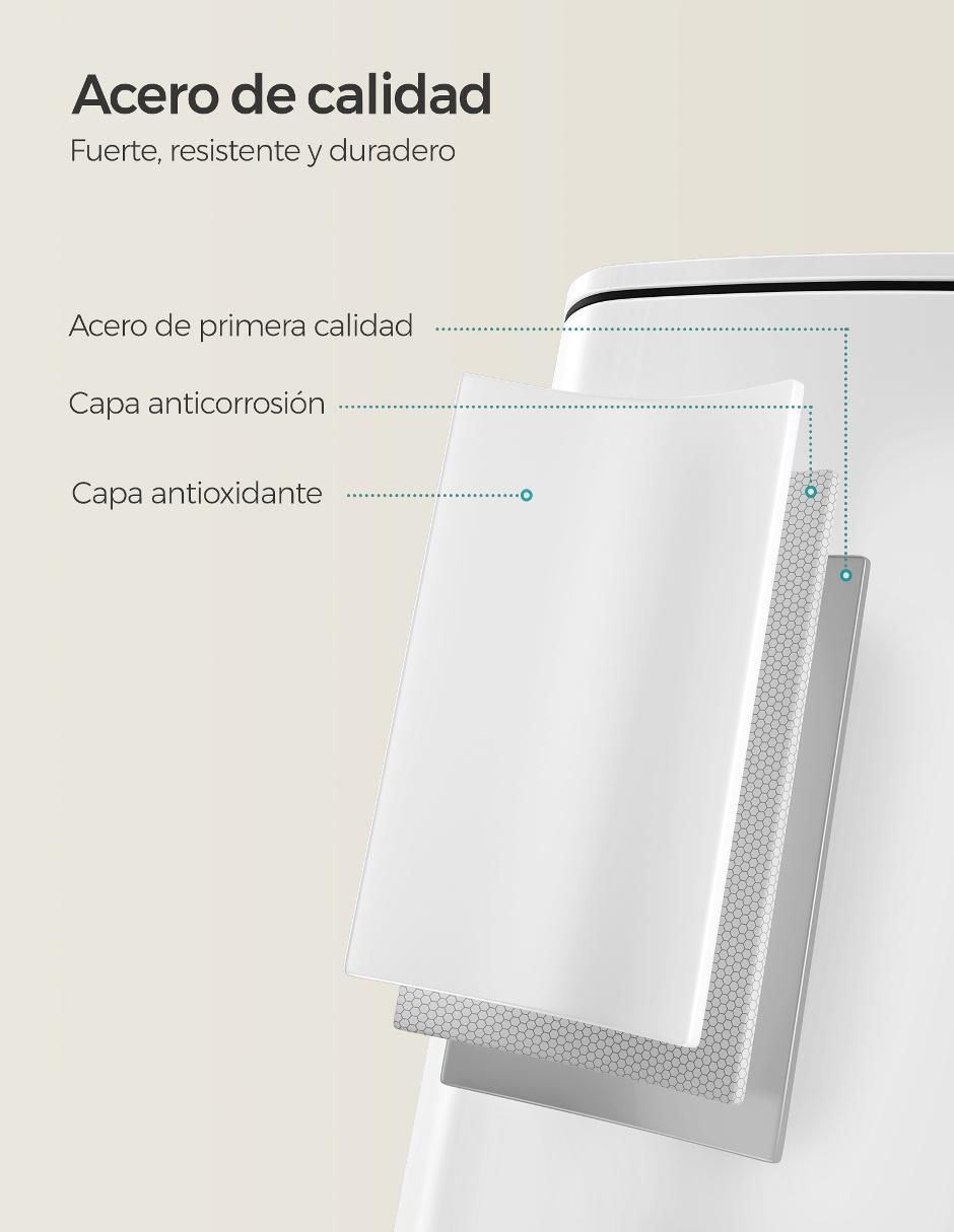 Bote de basura Punkool de plástico 4