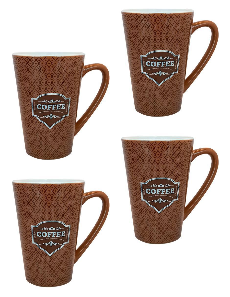 Set de tazas clásicas John Nada 4 piezas