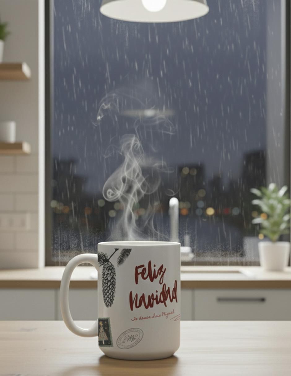Set de tazas navideñas clásicas Navidad 2 piezas 5
