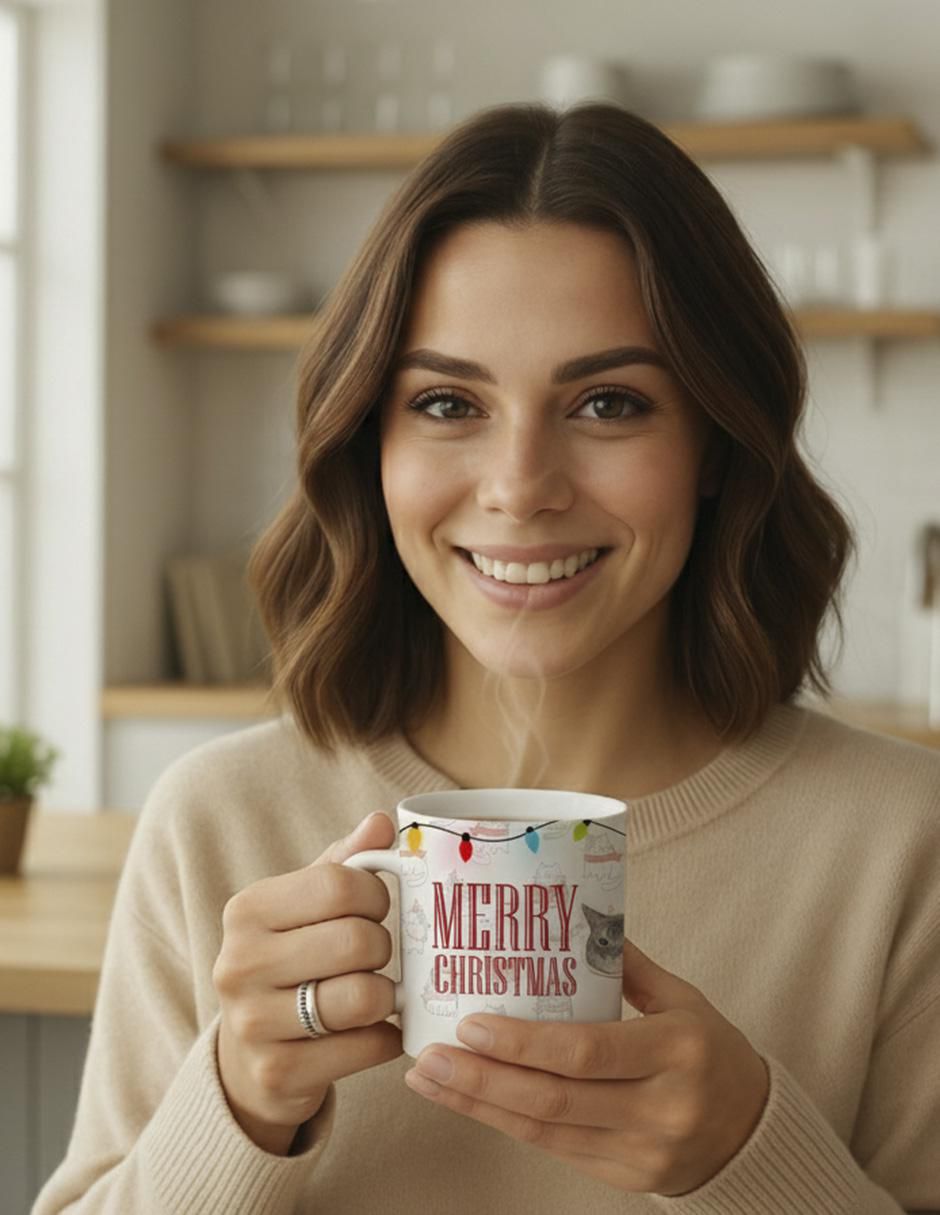 Taza navideña clásica Navidad 3