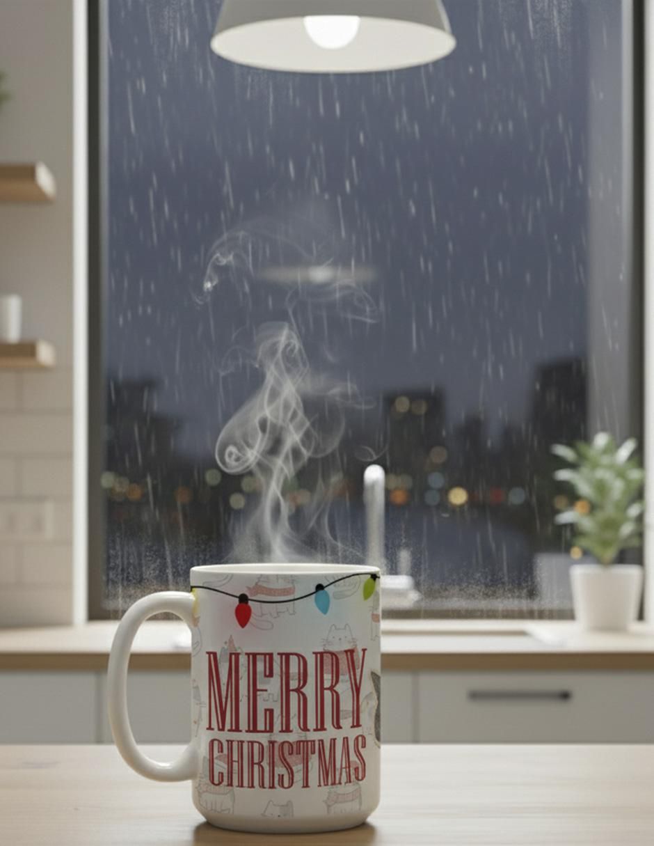 Set de tazas navideñas clásicas Navidad 2 piezas 5
