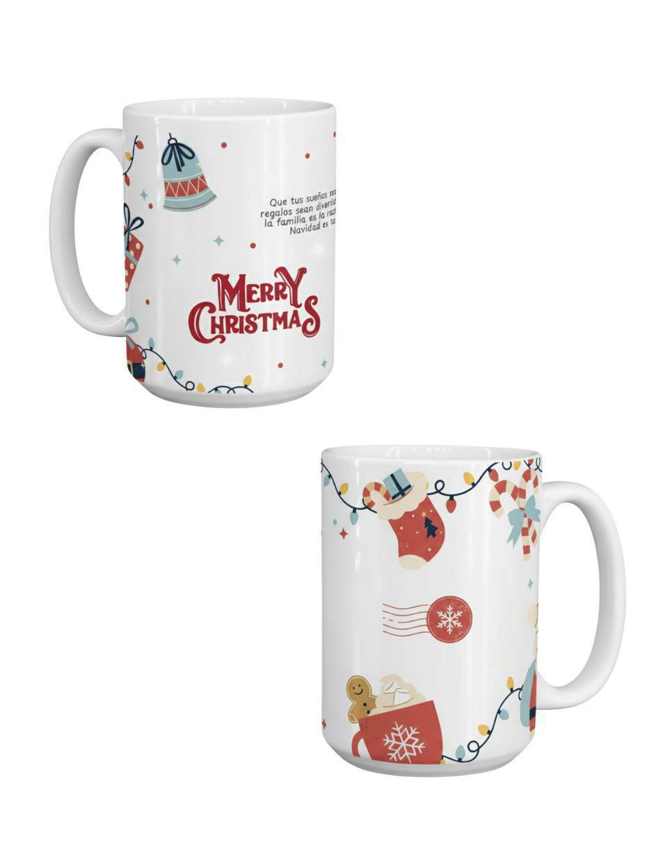 Set de tazas navideñas clásicas Navidad 2 piezas