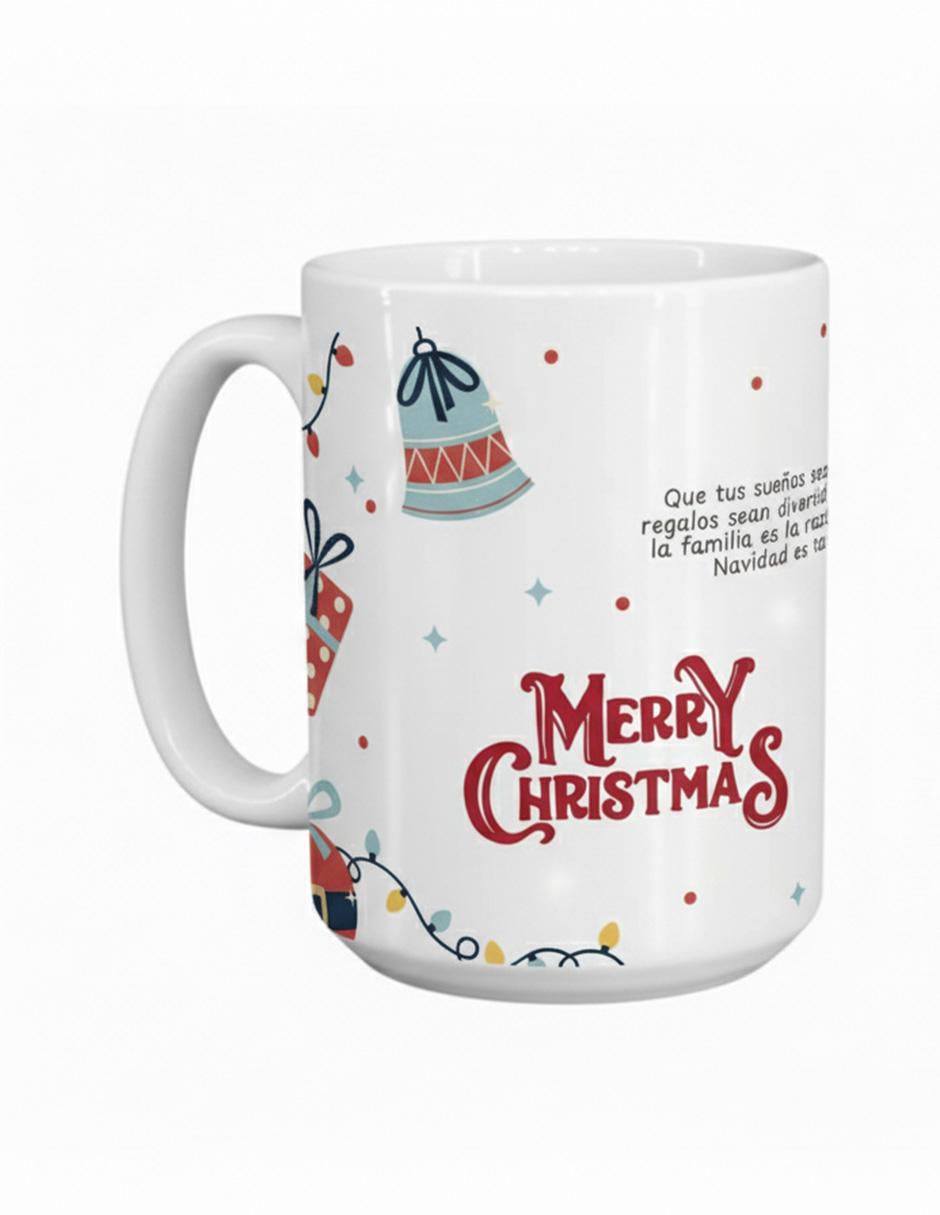 Set de tazas navideñas clásicas Navidad 2 piezas 2