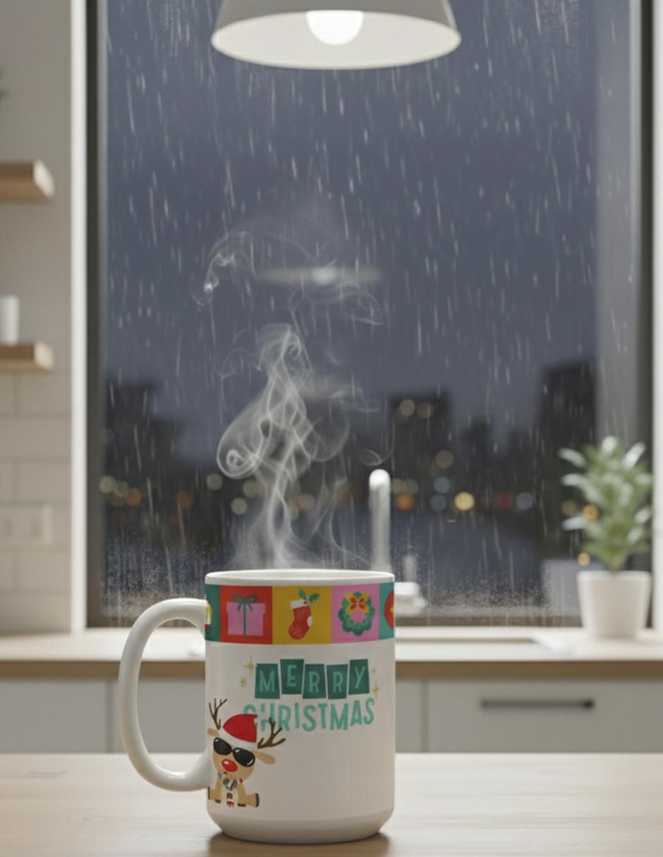 Taza navideña clásica Navidad Merry Christmas 3