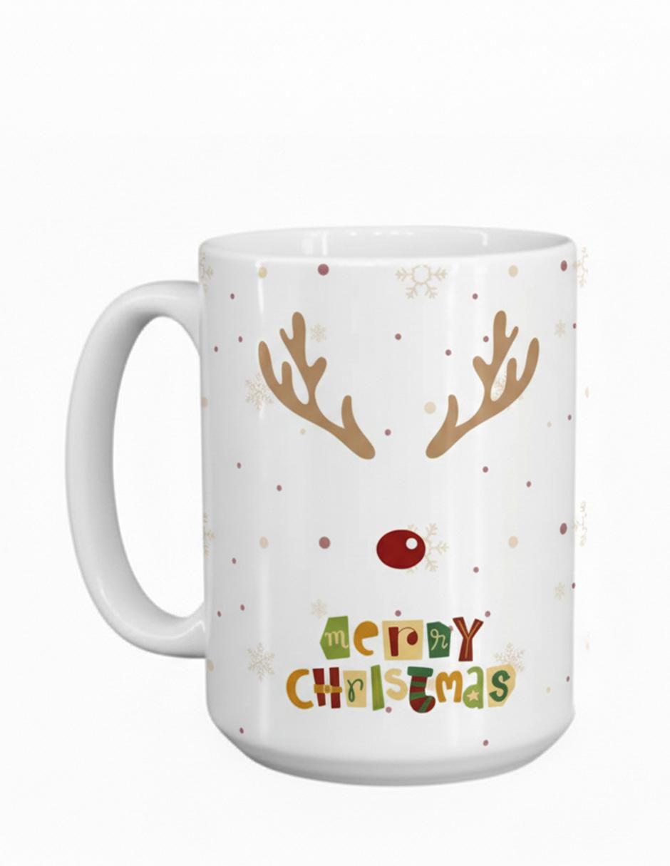 Taza navideña clásica Navidad Merry Christmas