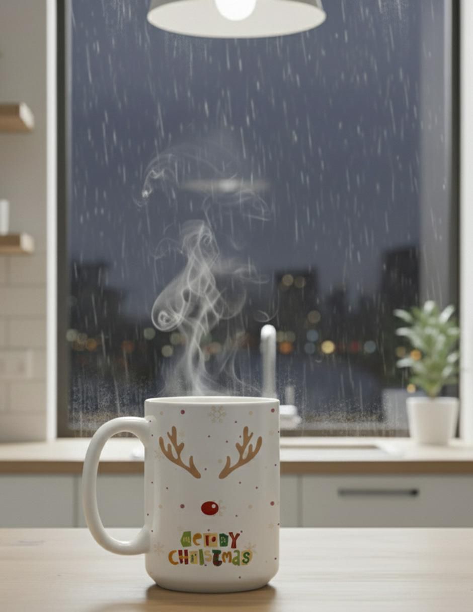 Taza navideña clásica Navidad Merry Christmas 3
