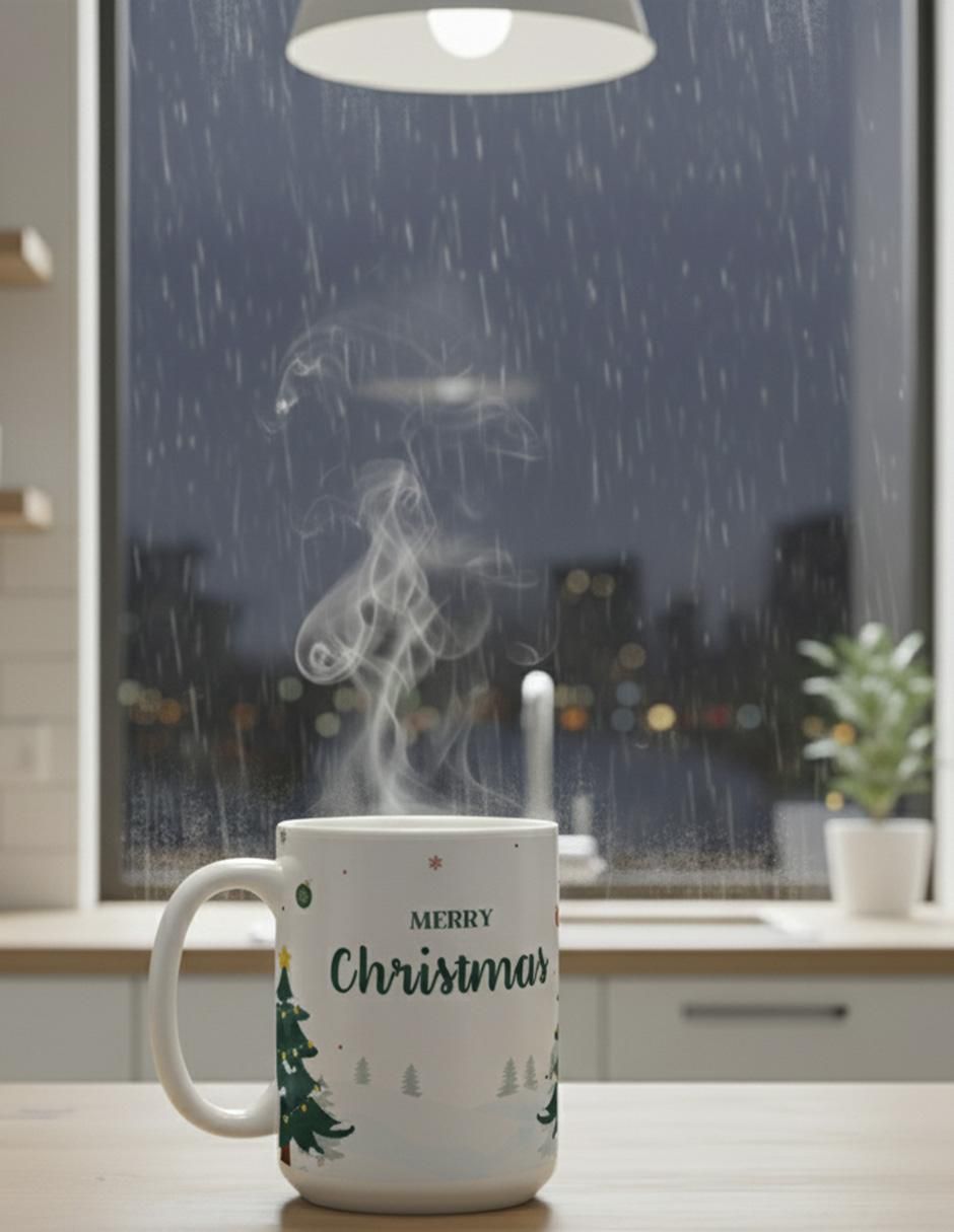 Taza navideña clásica Navidad Merry Christmas 4