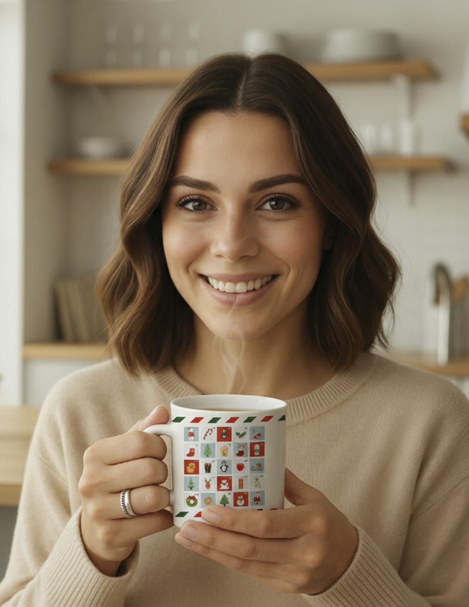 Taza navideña clásica Navidad 3