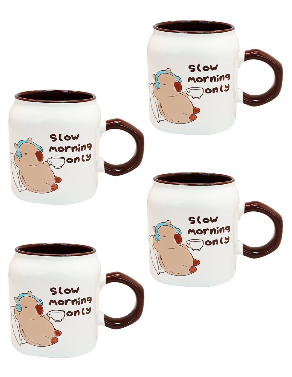 Set de tazas clásicas Capibara 4 piezas Set de tazas clásicas Capibara 4 piezas