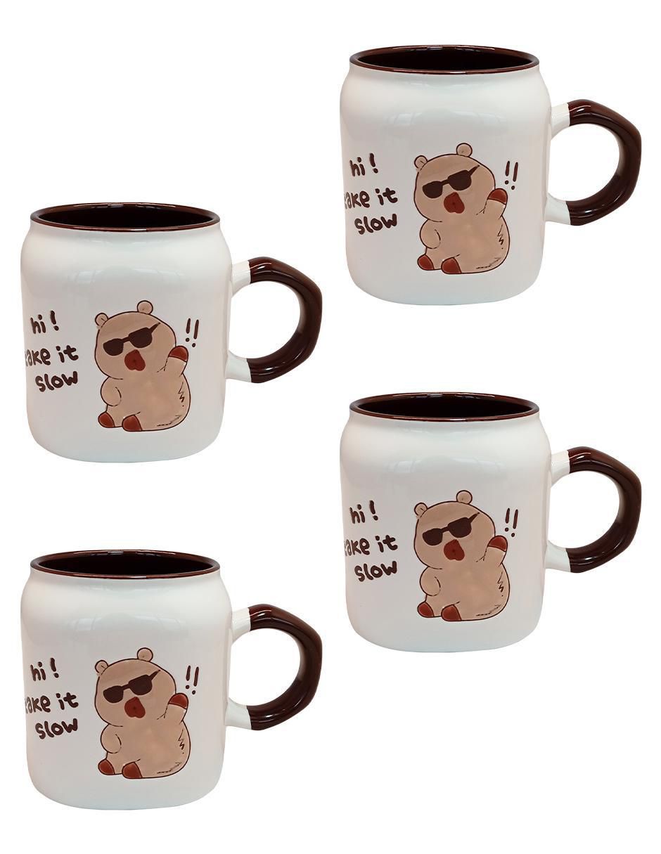 Set de tazas clásicas Capibara 4 piezas Set de tazas clásicas Capibara 4 piezas