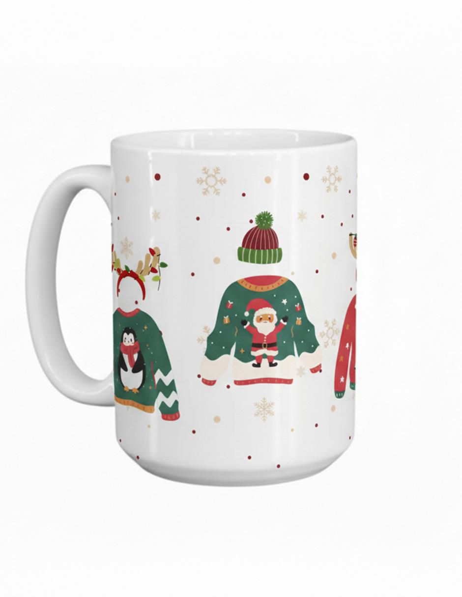 Taza navideña clásica