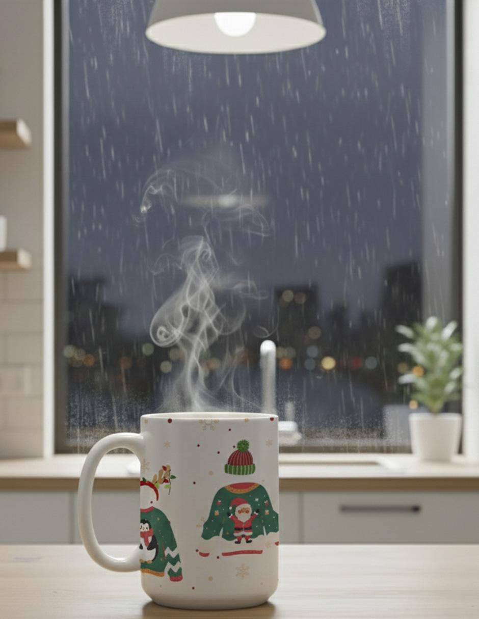 Set de tazas navideñas clásicas Navidad 2 piezas 5