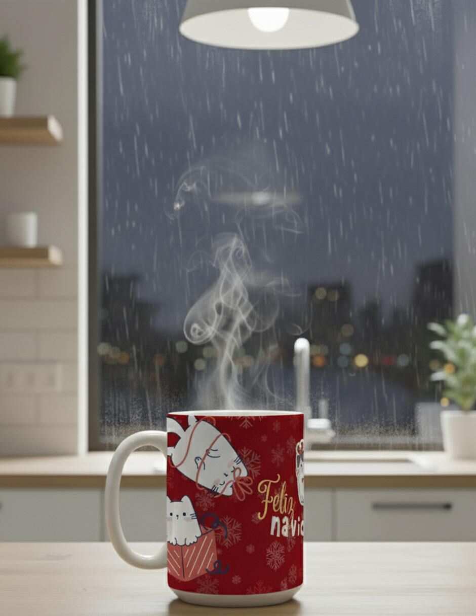 Set de tazas navideñas clásicas Navidad 2 piezas 2