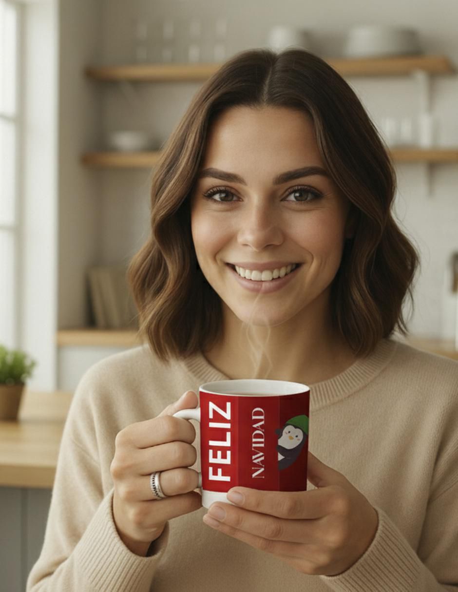 Set de tazas navideñas clásicas Navidad 2 piezas 3