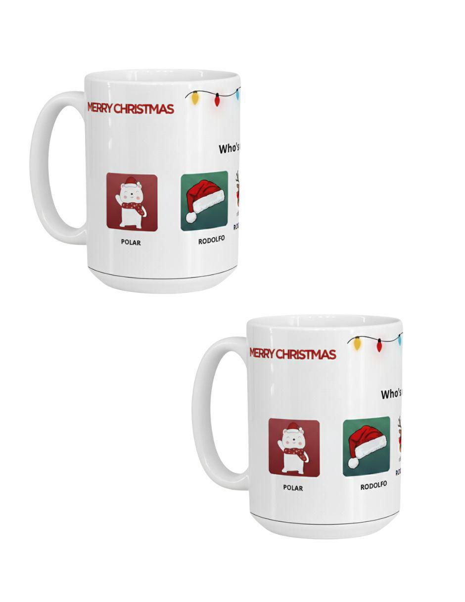 Set de tazas navideñas clásicas Navidad 2 piezas Set de tazas navideñas clásicas Navidad 2 piezas