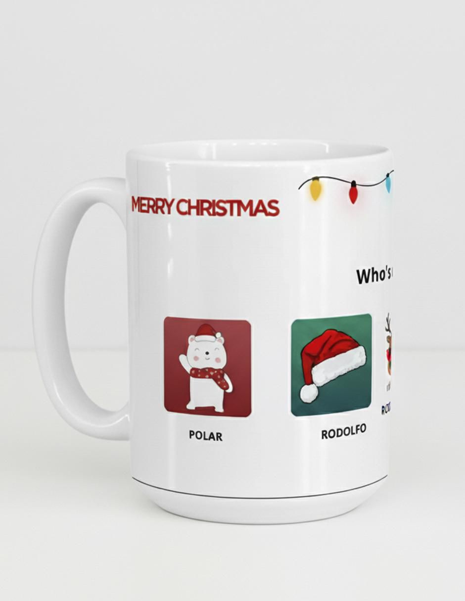 Set de tazas navideñas clásicas Navidad 2 piezas 5
