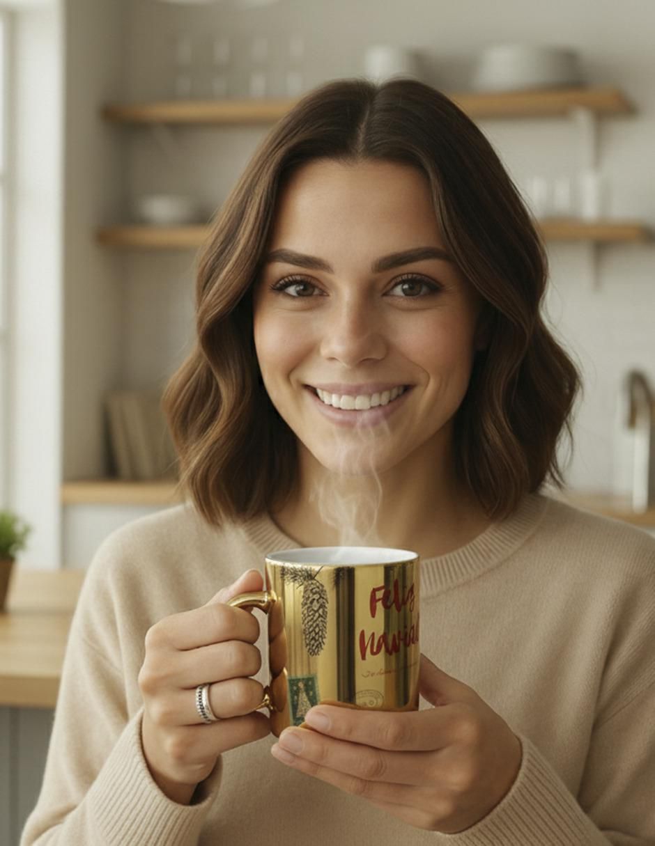 Taza navideña clásica Navidad 3