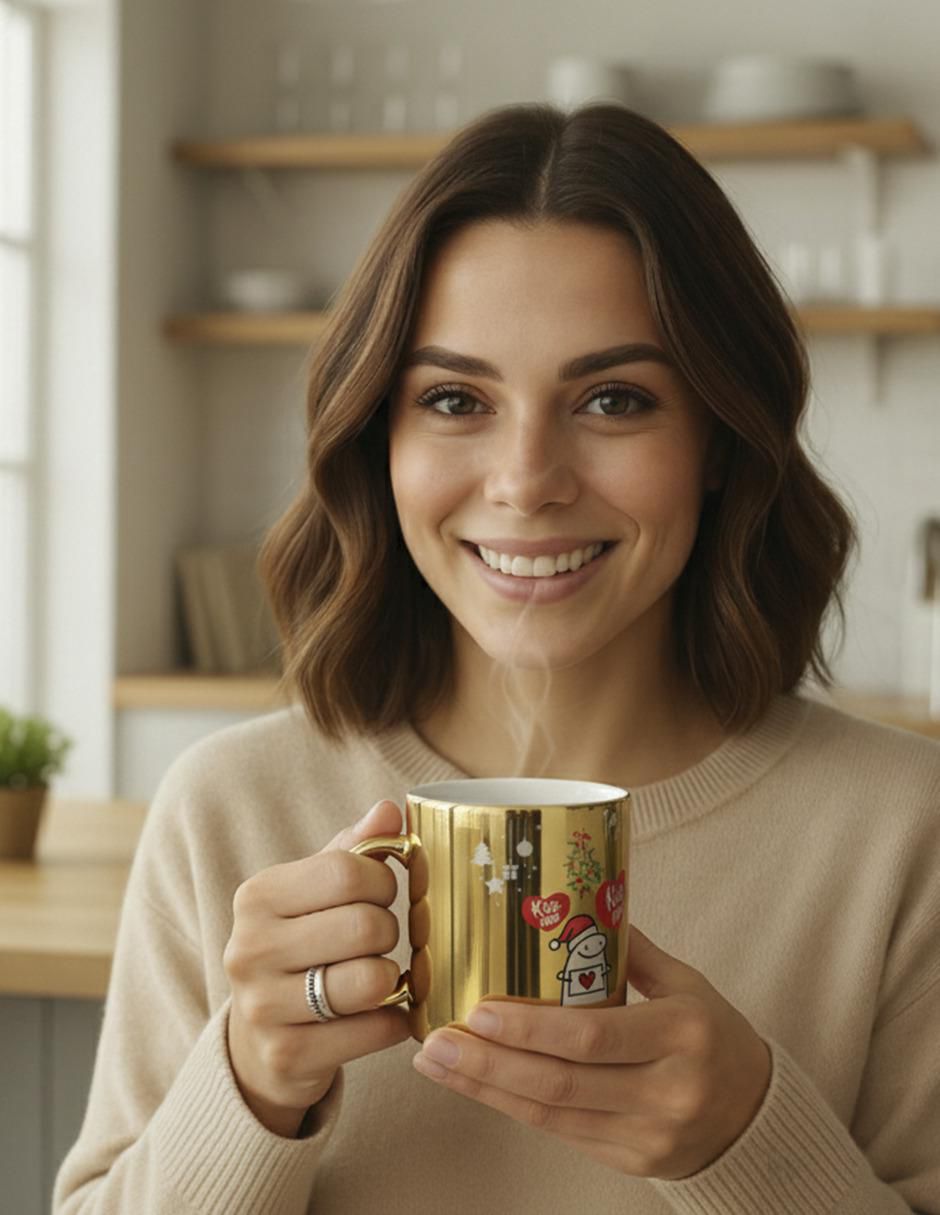 Taza navideña clásica Navidad 3