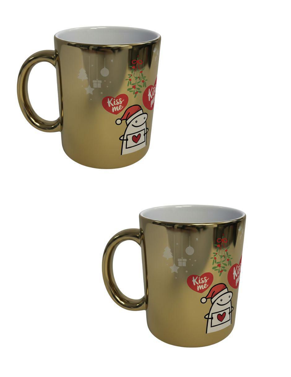 Set de tazas navideñas clásicas Navidad 2 piezas Set de tazas navideñas clásicas Navidad 2 piezas