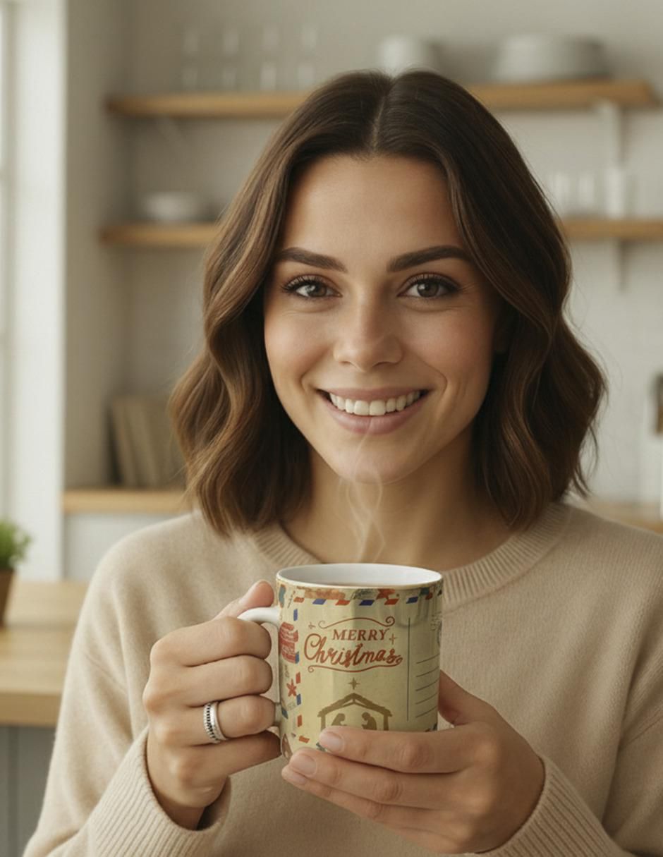 Taza navideña clásica Navidad 2