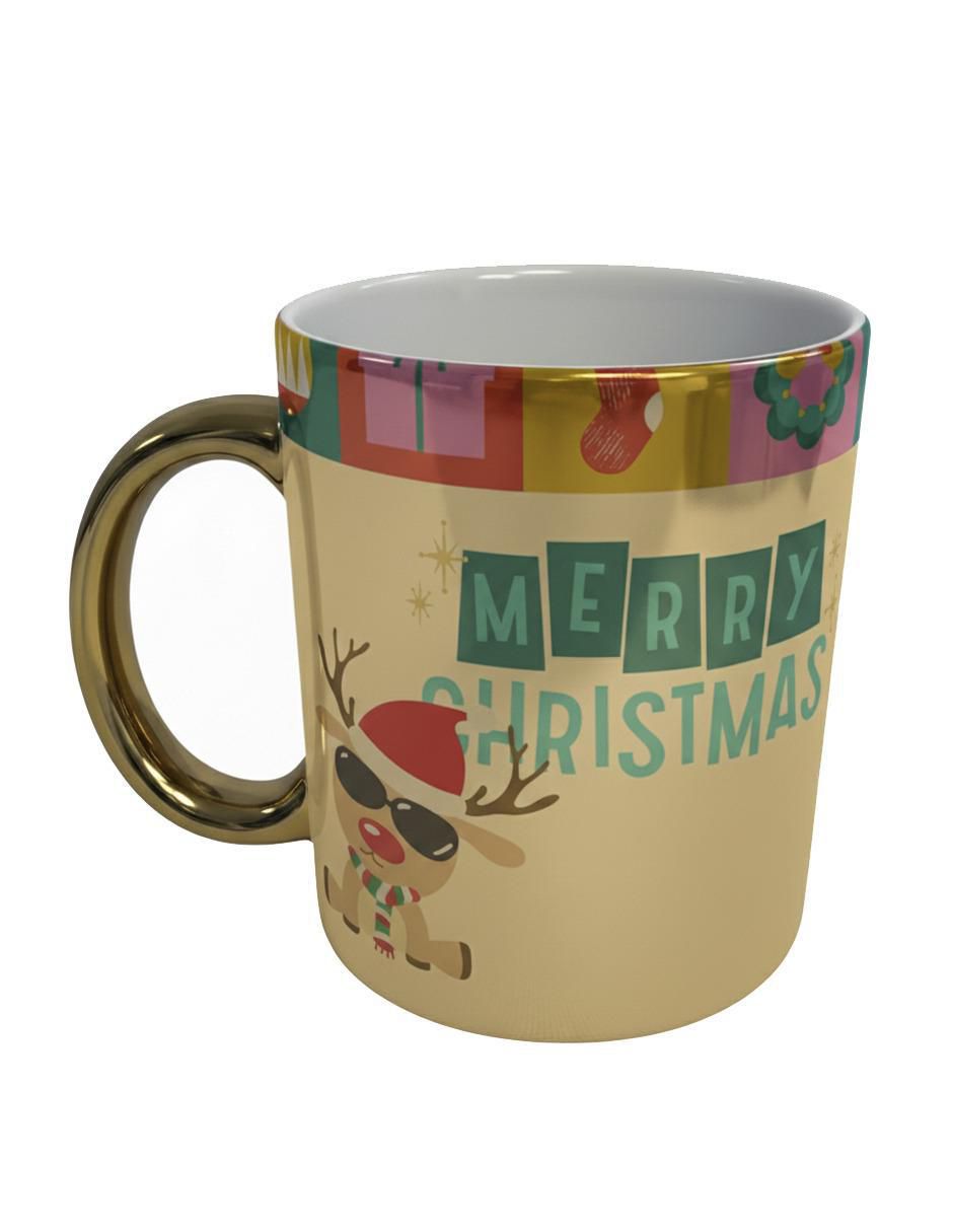 Set de tazas navideñas clásicas Navidad 2 piezas 2