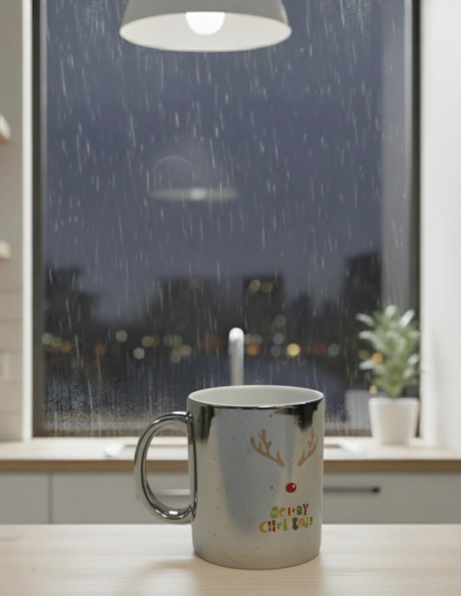 Set de tazas navideñas clásicas Navidad 2 piezas 3