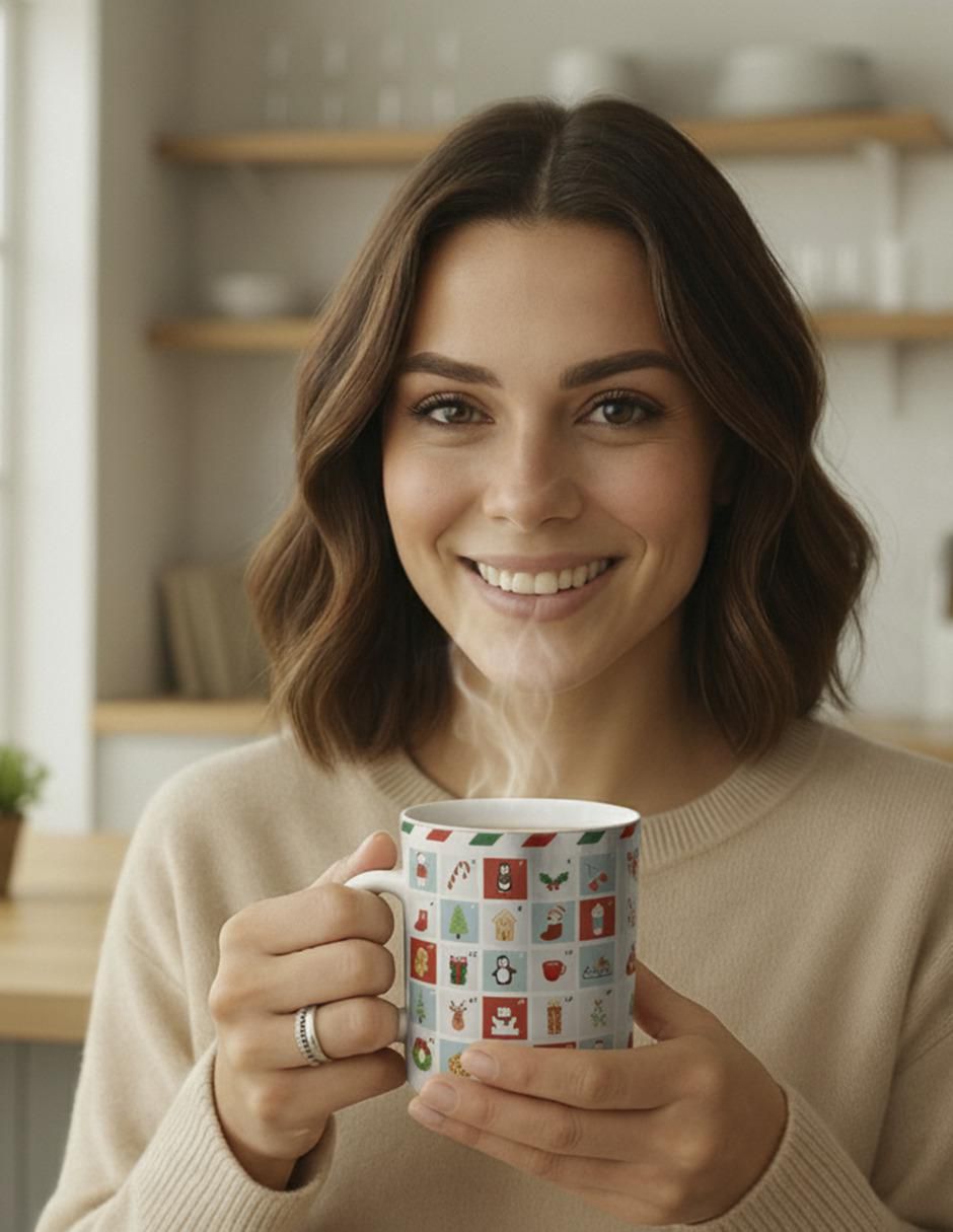Taza navideña clásica Navidad 4