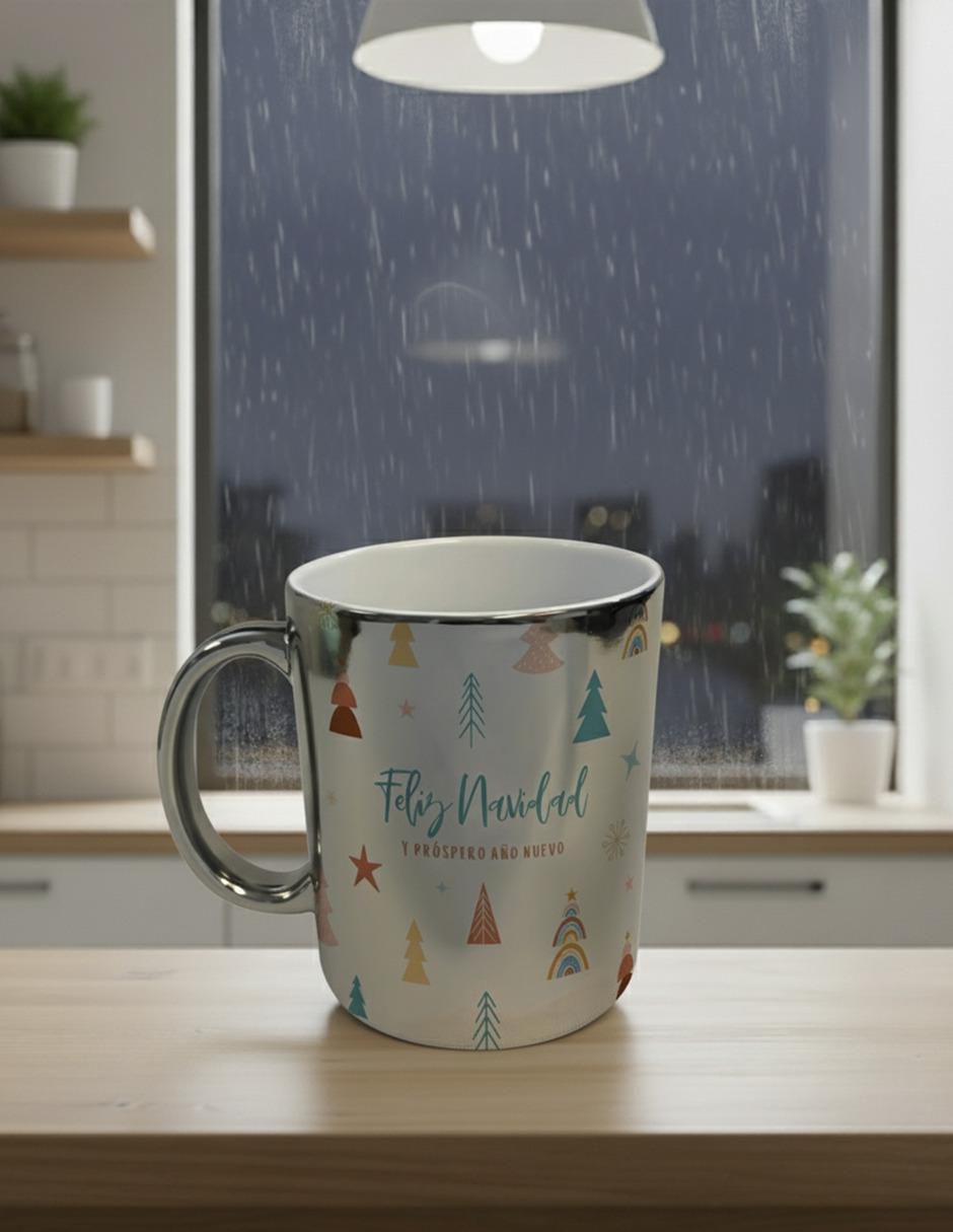 Set de tazas navideñas clásicas Navidad 2 piezas 3