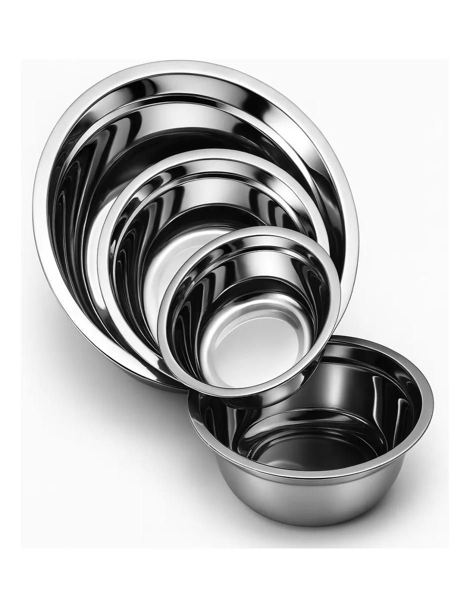 Set tazón Belug de acero inoxidable