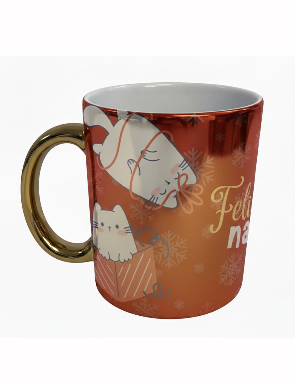 Set de tazas navideñas clásicas Navidad 2 piezas 5
