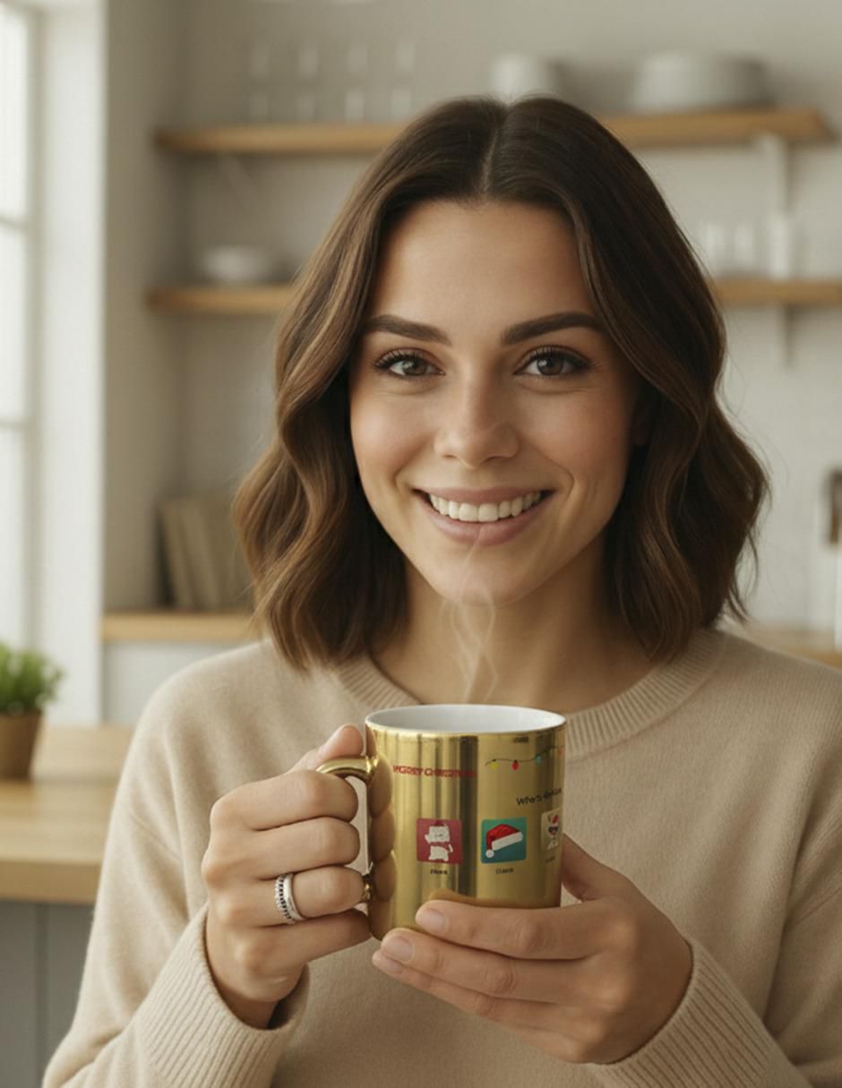 Taza navideña clásica Navidad 3
